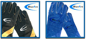 blue arc gloves