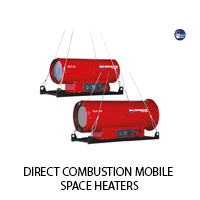 DIRECT COMBUSTION MOBILE SPACE HEATERS